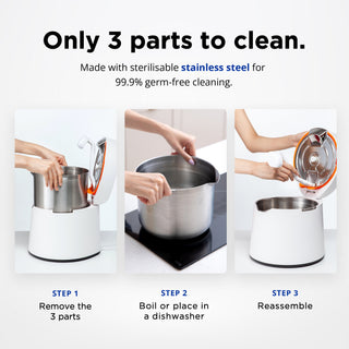Carepod One Stainless Steel Humidifier cleaning instructions