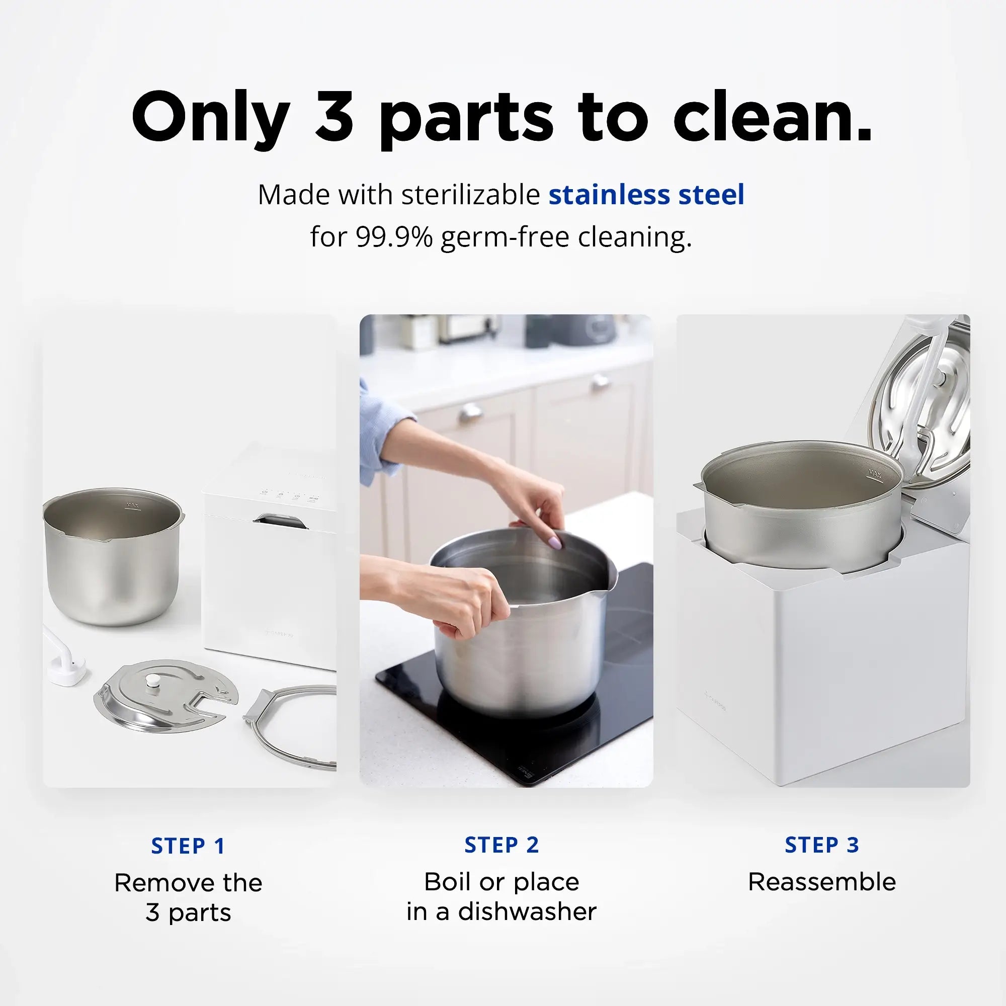 Carepod Cube Plus X50V - Sanitizing Warm + Cool Mist Stainless Steel H Carepod Cube Plus X50V - Sanitizing Warm + Cool Mist Stainless Steel H
