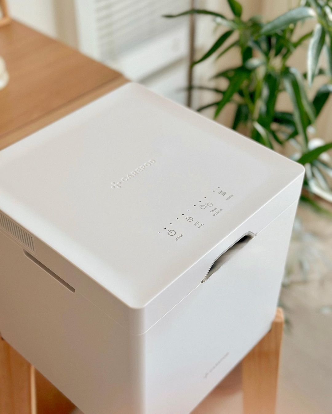 Carepod Cube X50 - Warm + Cool Mist Stainless Steel Humidifier