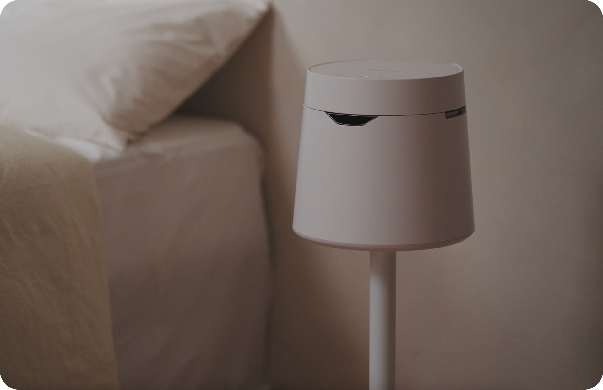 Carepod One Plus with Stand - Stainless Steel Humidifier with Mood Light