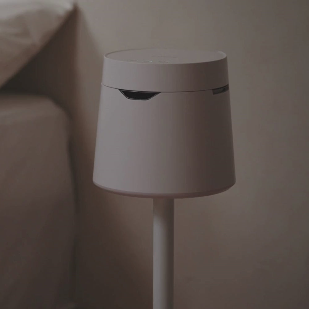 Video of a woman adjusting the light settings on the Carepod One Plus.