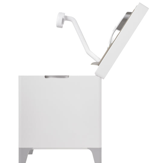 CAREPOD cube. x50 WHITE 加湿器 ステンレス製ハイブリッド加湿器 | 超音波・低温加熱式