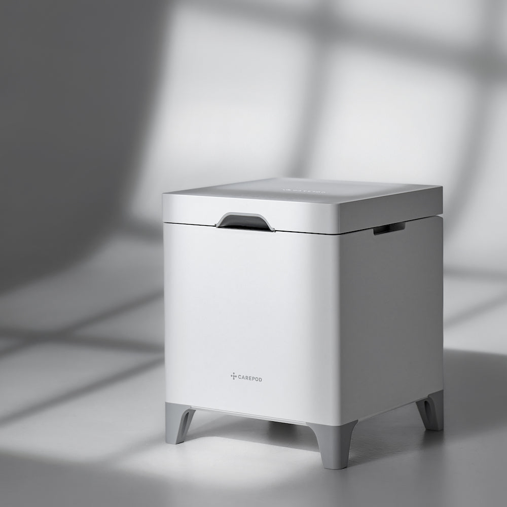Carepod Cube X50 - Stainless Steel Warm + Cool Mist Humidifier