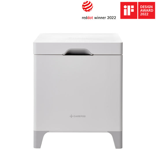 Carepod Cube X50 - Warm + Cool Mist Stainless Steel Humidifier